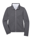 Marlow Jacket in Nightshade featuring a full-zip front, stand collar, long sleeves, and front pockets.