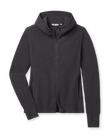 A dark charcoal gray zip-up hoodie with a high collar and long sleeves.