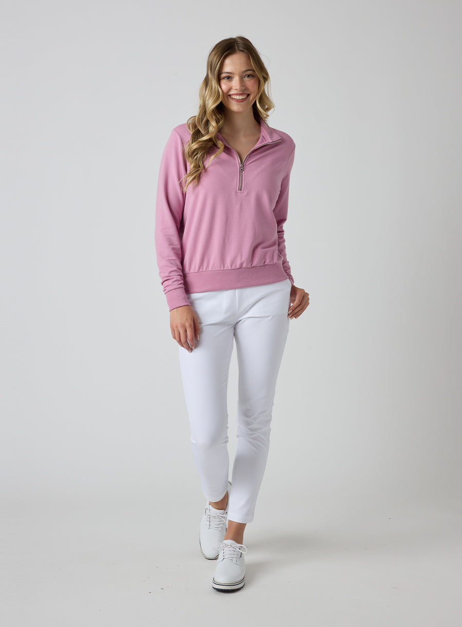 Penny Half Zip - Peonie
