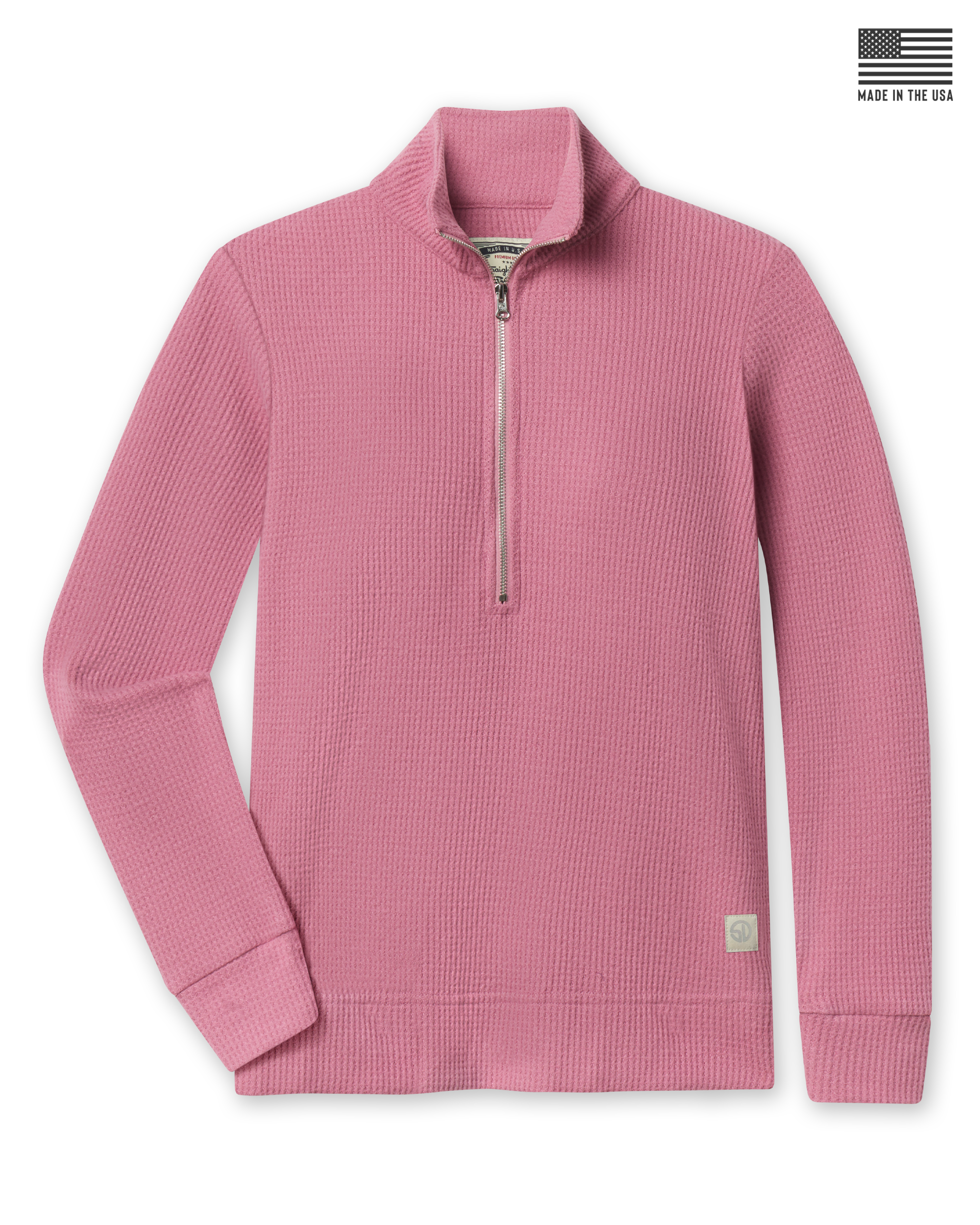 Hills Quarter Zip - Warm Rose