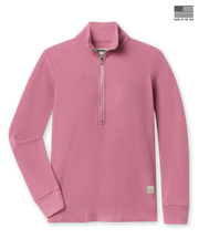 Hills Quarter Zip - Warm Rose