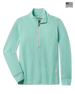 Women’s Hills Quarter Zip pullover in Cascade with waffle texture and silver half-zip detail