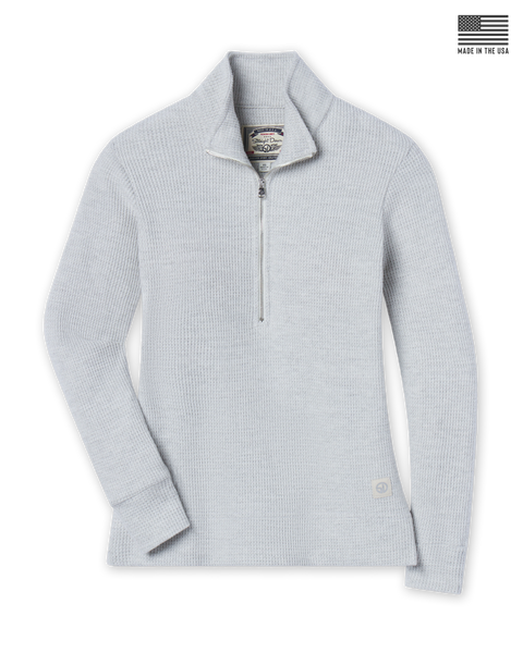 Hills Quarter Zip - New Heather | Straight Down