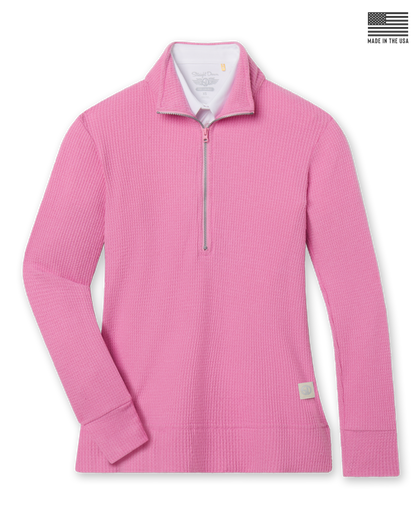 Hills Quarter Zip - Sweet Rose
